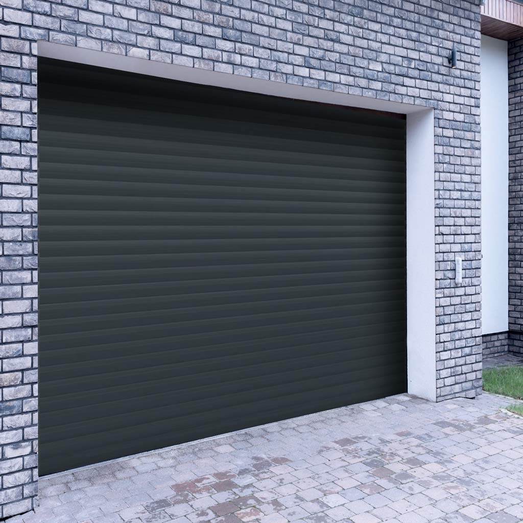Gliderol Electric Insulated Roller Garage Door from 2452 to 2910mm Wide - Anthracite
