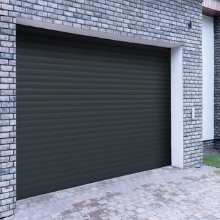 Image: Gliderol Electric Insulated Roller Garage Door from 2452 to 2910mm Wide - Anthracite