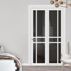 Urban Ultimate® Room Divider Glasgow 6 Pane Door DD6314T - Tinted Glass with Full Glass Side - Colour & Size Options