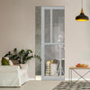 Handmade Eco-Urban® Hampton 4 Pane Single Absolute Evokit Pocket Door DD6413G Clear Glass - Colour & Size Options