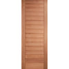 Hayes Flush External Hardwood Door and Frame Set - One Unglazed Side Screen, From LPD Joinery
