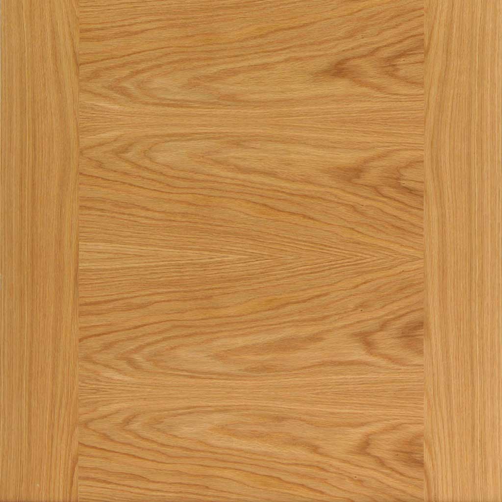 Ostria Oak Absolute Evokit Double Pocket Door Detail - Prefinished