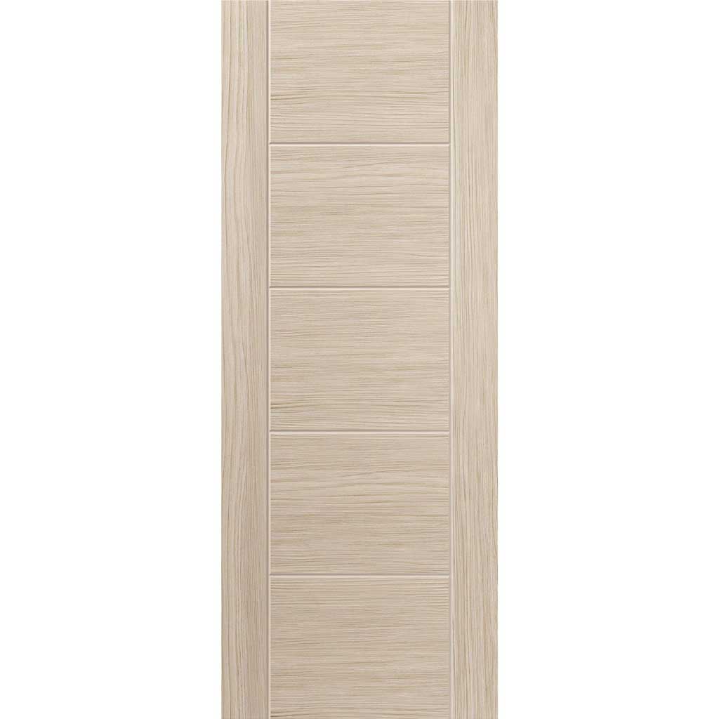 Laminates Ivory Painted Absolute Evokit Double Pocket Door Detail - Prefinished