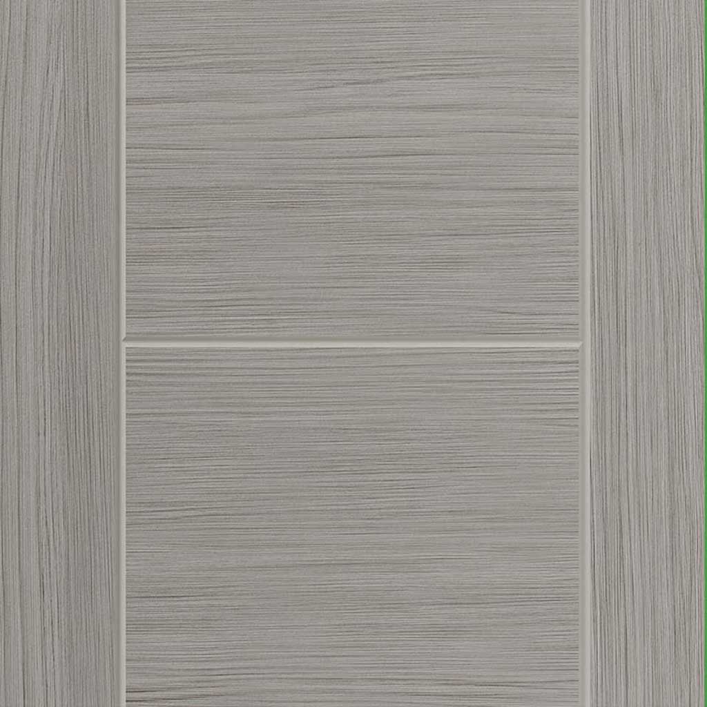 Laminates Lava Painted Absolute Evokit Double Pocket Door Detail - Prefinished