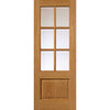 Dove Oak Absolute Evokit Pocket Door - Clear Glass