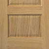 Oak Trent 2 Panel Absolute Evokit Pocket Door Detail - Prefinished