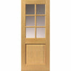 Oak Arden Absolute Evokit Pocket Door - Clear Glass