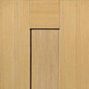 Axis Shaker Oak Panelled Absolute Evokit Pocket Door Detail - Prefinished