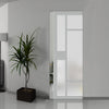 Handmade Eco-Urban® Jura 5 Pane 1 Panel Single Absolute Evokit Pocket Door DD6431SG Frosted Glass - Colour & Size Options