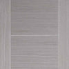 Bespoke Light Grey Vancouver Single Frameless Pocket Door Detail - Prefinished
