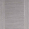 Bespoke Light Grey Vancouver Single Frameless Pocket Door Detail - Prefinished