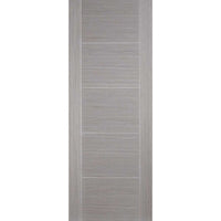 Bespoke Light Grey Vancouver Double Frameless Pocket Door Detail - Prefinished