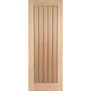 OUTLET - Mexicano Oak Door - Vertical Lining - No Damage