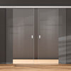 Double Glass Sliding Door - Moor 8mm Clear Glass - Planeo 60 Pro Kit