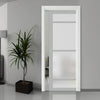 Handmade Eco-Urban® Malvan 4 Pane Single Evokit Pocket Door DD6414SG Frosted Glass - Colour & Size Options