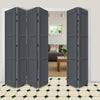 Six Folding Door & Frame Kit - Eco-Urban® Manchester 3 Panel DD6203P 4+2 - Colour & Size Options