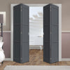 Four Folding Door & Frame Kit - Eco-Urban® Manchester 3 Panel DD6203P 2+2 - Colour & Size Options