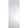 Gretna Lightly Grained Internal PVC Panel Door Pair