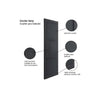 JB Kind Industrial Cosmo Graphite Grey Door - Laminated - Prefinished