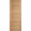 Bespoke Carini 7P Oak Flush Double Frameless Pocket Door Detail - Prefinished