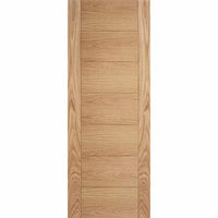 Bespoke Carini 7P Oak Flush Double Frameless Pocket Door Detail - Prefinished