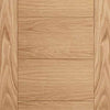 Bespoke Carini 7P Oak Flush Double Frameless Pocket Door Detail - Prefinished
