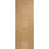 Bespoke Catalonia Flush Oak Single Frameless Pocket Door Detail - Prefinished