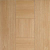 Bespoke Catalonia Flush Oak Single Frameless Pocket Door Detail - Prefinished