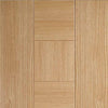 Bespoke Catalonia Flush Oak Single Frameless Pocket Door Detail - Prefinished