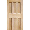 DX 60's Nostalgia Oak Panel Absolute Evokit Single Pocket Door Details
