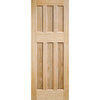 DX 60's Nostalgia Oak Panel Absolute Evokit Single Pocket Door Details