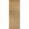 Bespoke Lille Oak Flush Single Pocket Door Detail - Prefinished