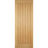 Mexicano Oak Evokit Pocket Fire Door Detail - Vertical Lining - 30 Minute Fire Rated - Prefinished