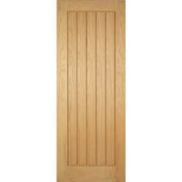 Mexicano Oak Evokit Pocket Fire Door Detail - Vertical Lining - 30 Minute Fire Rated - Prefinished
