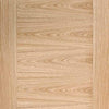 Bespoke Sofia Oak Flush Double Frameless Pocket Door Detail - Prefinished