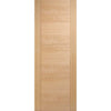 Bespoke Vancouver Oak 5P Style Flush Double Frameless Pocket Door Detail - Prefinished