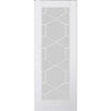 Sirius Tubular Stainless Steel Sliding Track & Orly Door - Clear Glass - Primed