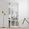 Handmade Eco-Urban® Perth 8 Pane Single Absolute Evokit Pocket Door DD6318G - Clear Glass - Colour & Size Options