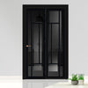 Urban Ultimate® Room Divider Portobello 5 Pane Door DD6438T - Tinted Glass with Matching Side - Colour & Size Options
