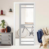 Bespoke Handmade Eco-Urban® Sheffield 5 Pane Single Evokit Pocket Door DD6312G - Clear Glass - Colour Options