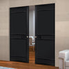 Handmade Eco-Urban® Sheffield 5 Panel Double Absolute Evokit Pocket Door DD6312 - Colour & Size Options