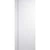 Sirius Tubular Stainless Steel Sliding Track & Sierra Blanco Flush Door - White Painted