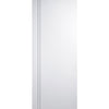 Saturn Tubular Stainless Steel Sliding Track & Sierra Blanco Flush Double Door - White Painted