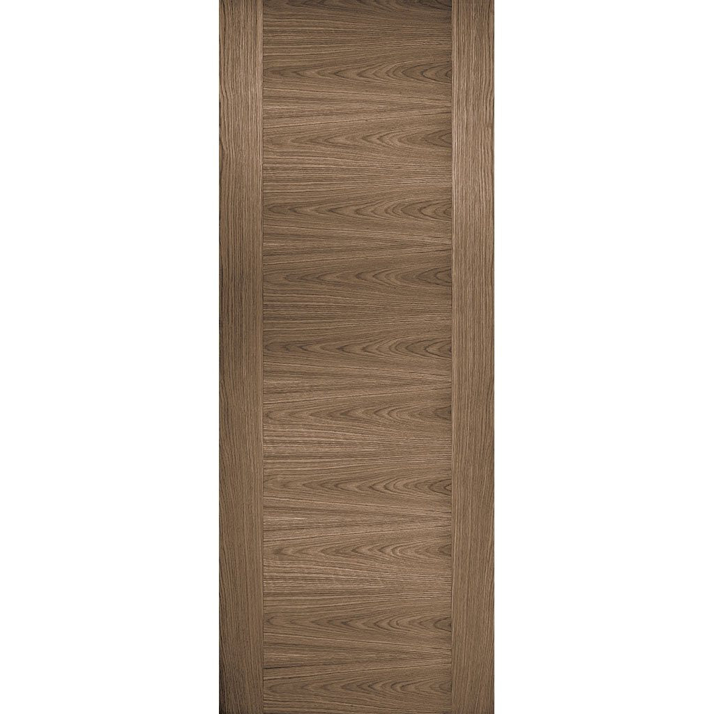 Minimalist Wardrobe Door & Frame Kit - Two Sofia Walnut Veneer Doors - Prefinished