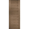 Sofia Walnut Veneer Absolute Evokit Double Pocket Door Detail - Prefinished