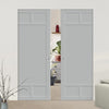 Handmade Eco-Urban® Sydney 5 Panel Double Absolute Evokit Pocket Door DD6417 - Colour & Size Options
