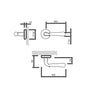 Tupai Rapido CurvaLine Adra Lever on Round Rose - Pearl Nickel