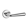 Tupai Rapido CurvaLine Adra Lever on Round Rose - Bright Polished Chrome