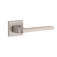 Tupai Rapido CurvaLine Valbona Lever on Square Rose - Pearl Nickel