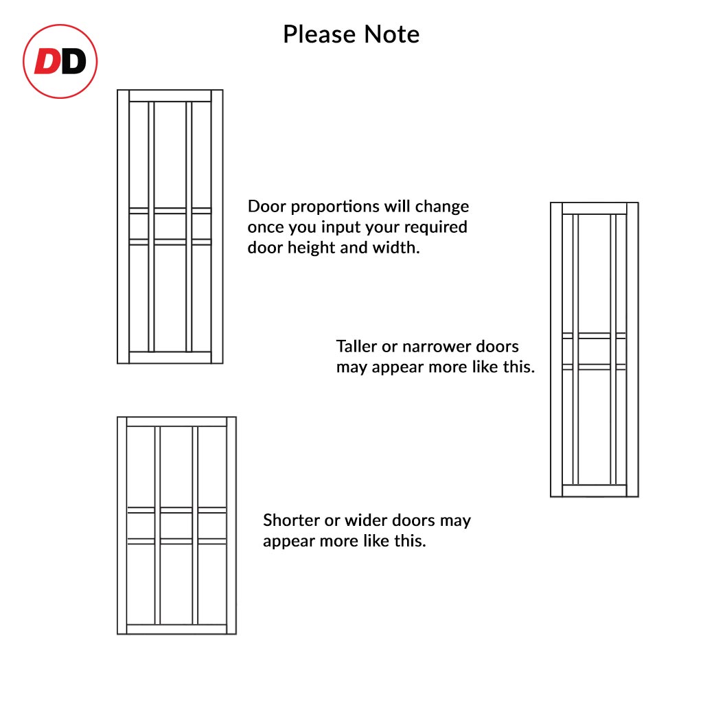 Tromso 9 Panel Solid Wood Internal Door UK Made DD6402 - Eco-Urban® Sh ...